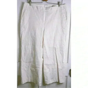 Women’s White  Nordstrom Collection Capri Pants Size 14